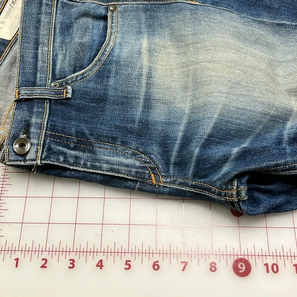 RAG & BONE "The Dre" Distressed Cotton Surfer Rep Wash Boyfriend Jean SZ 29 - Picture 13 of 16